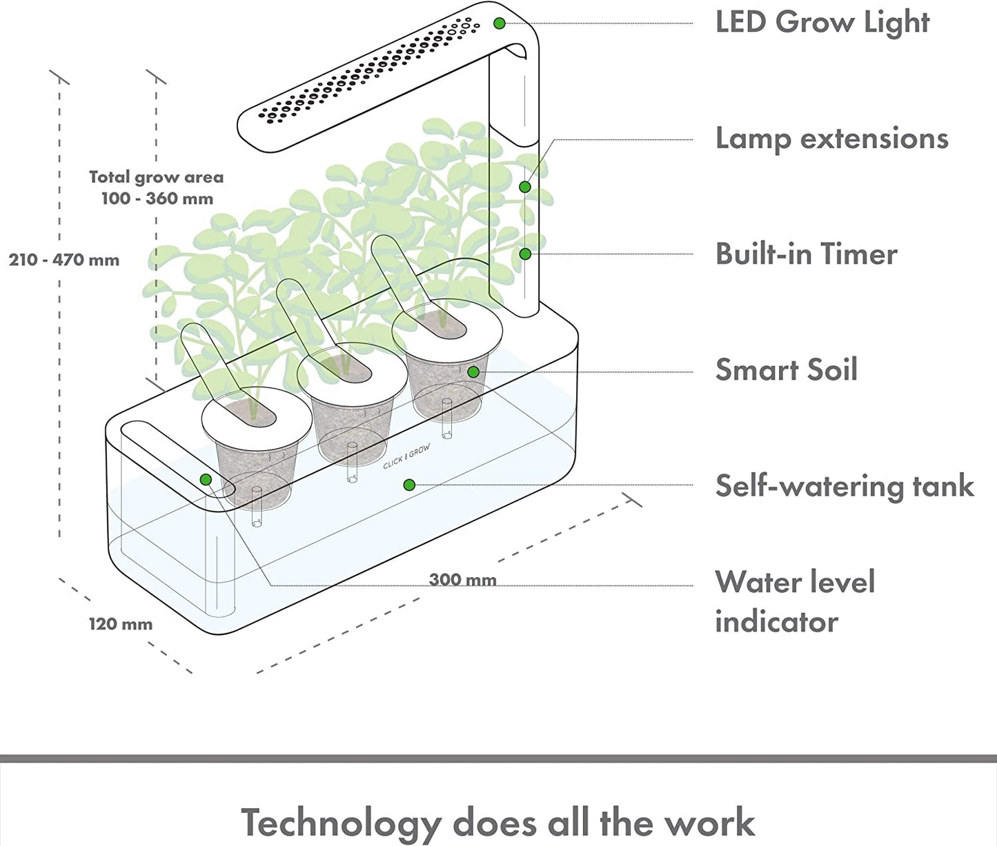 Indoor Herb Garden Kit with Grow Light