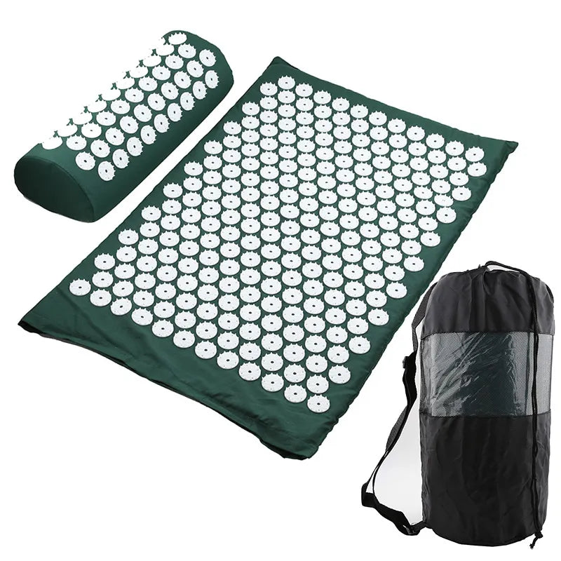 Yoga Acupressure Mat & Pillow Set