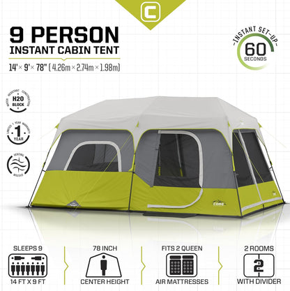 9 Person Tent