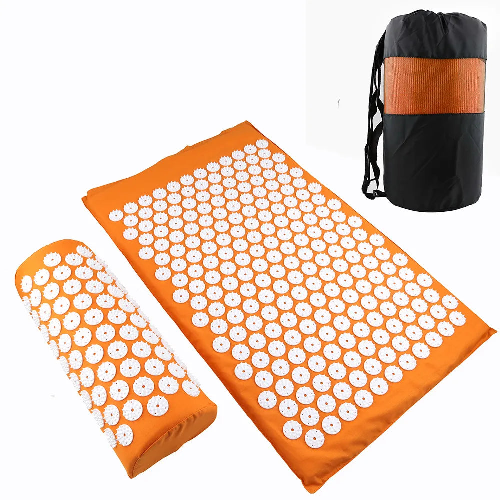 Yoga Acupressure Mat & Pillow Set