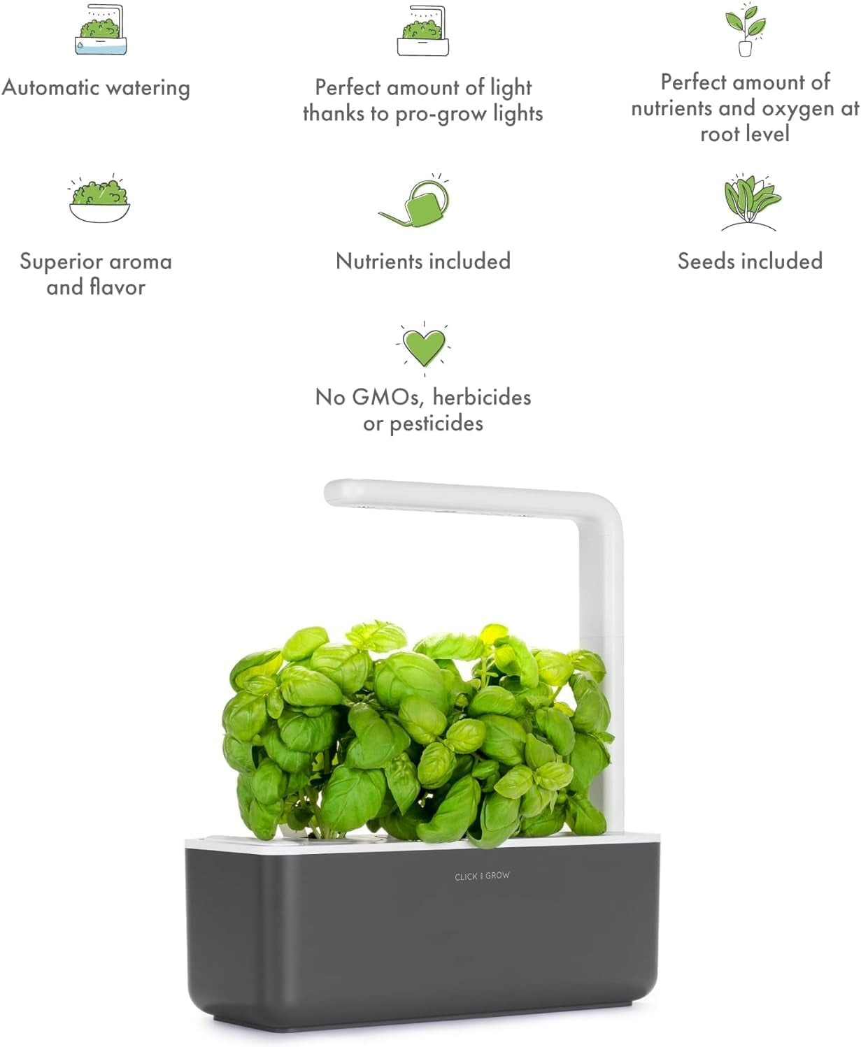 Indoor Herb Garden Kit with Grow Light