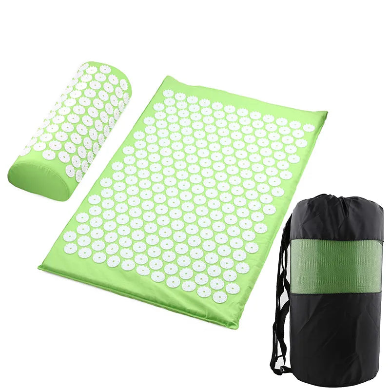 Yoga Acupressure Mat & Pillow Set