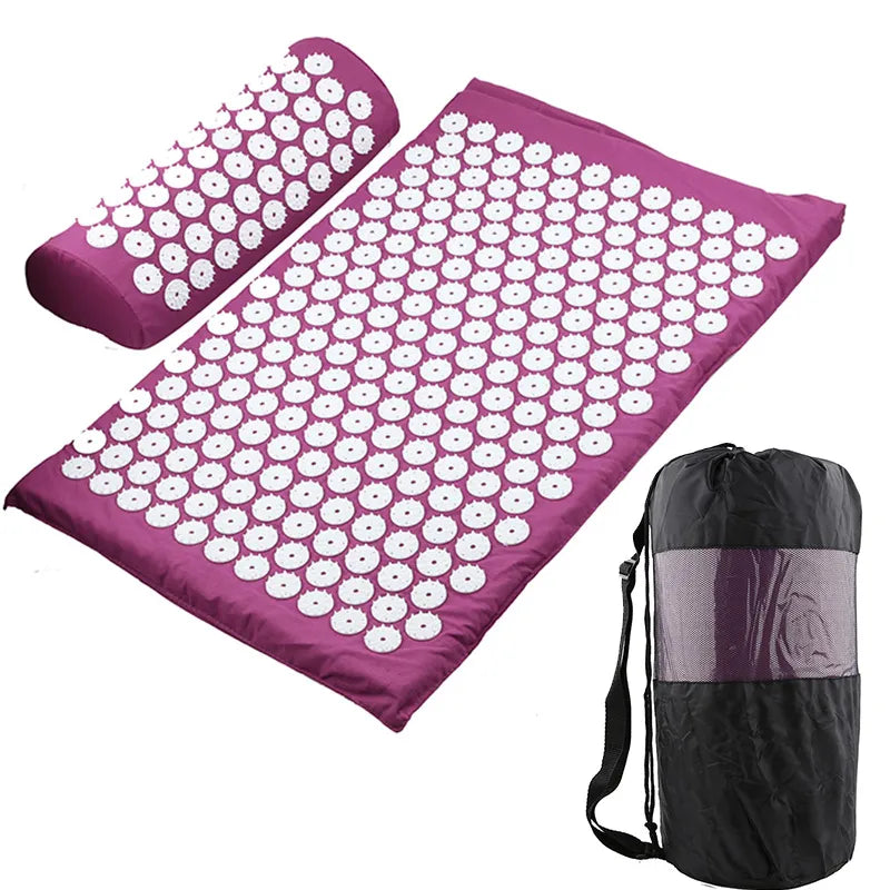 Yoga Acupressure Mat & Pillow Set