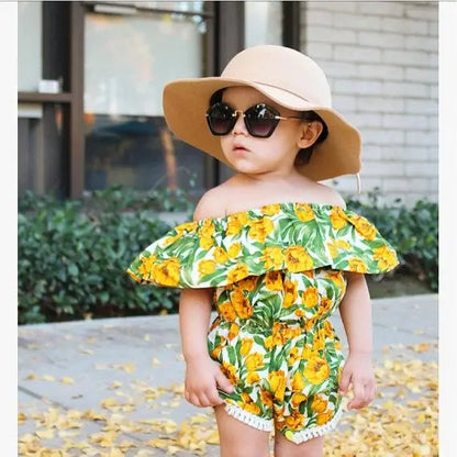 Ruffle Spring Rompers