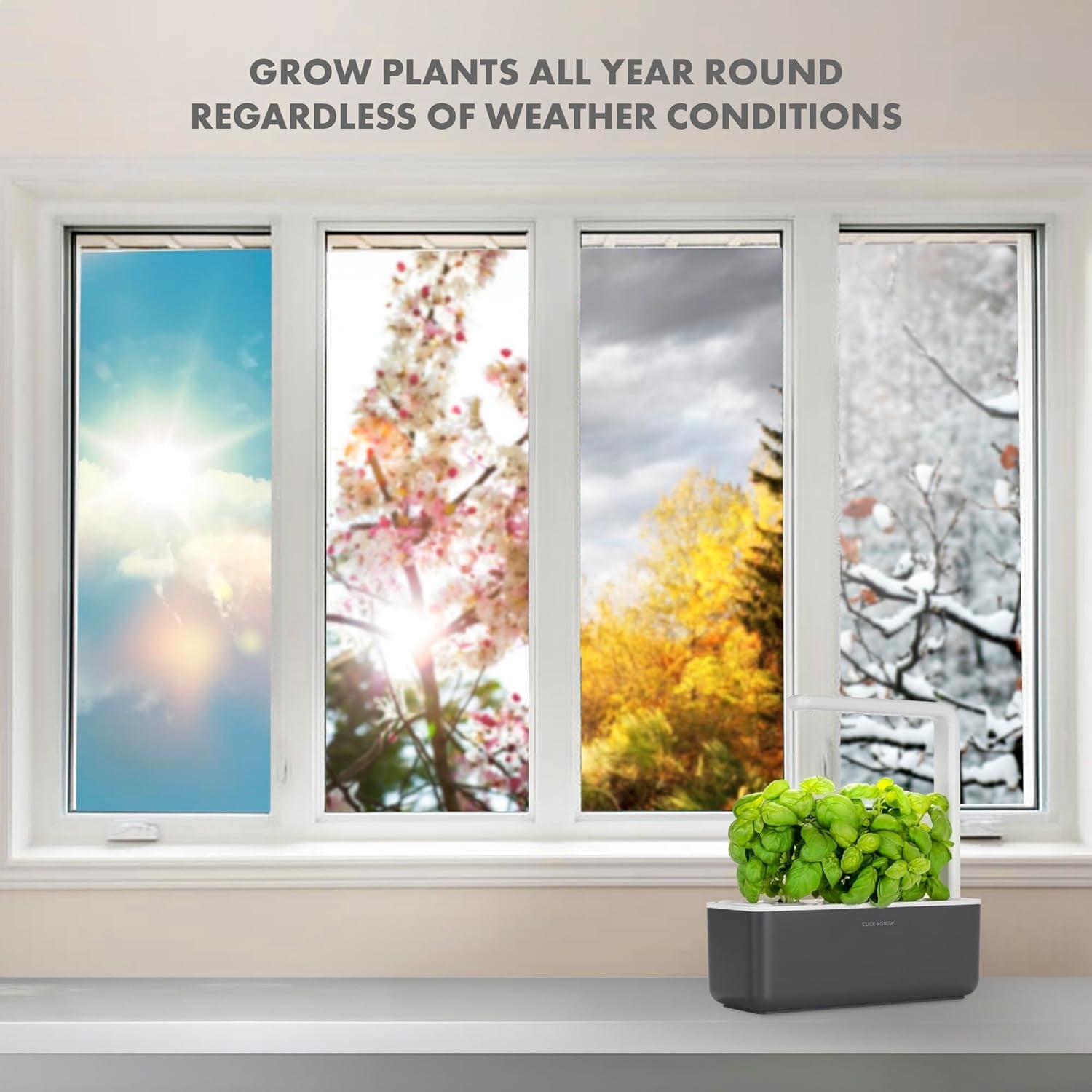 Indoor Herb Garden Kit with Grow Light