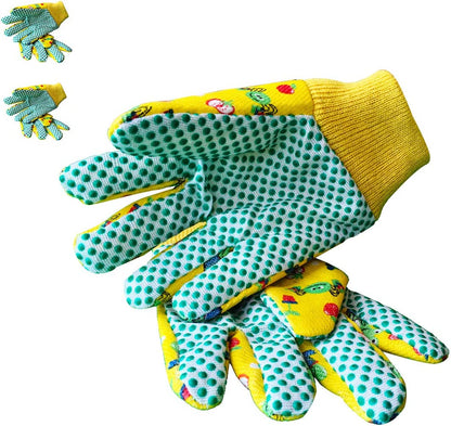 Kids Garden Gloves 3-6 Years Old - 2 pack