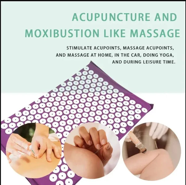 Yoga Acupressure Mat & Pillow Set