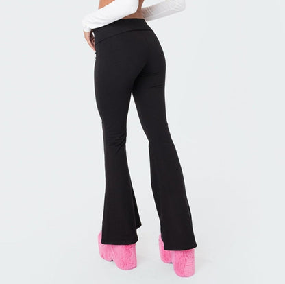 Solid Flare Pants