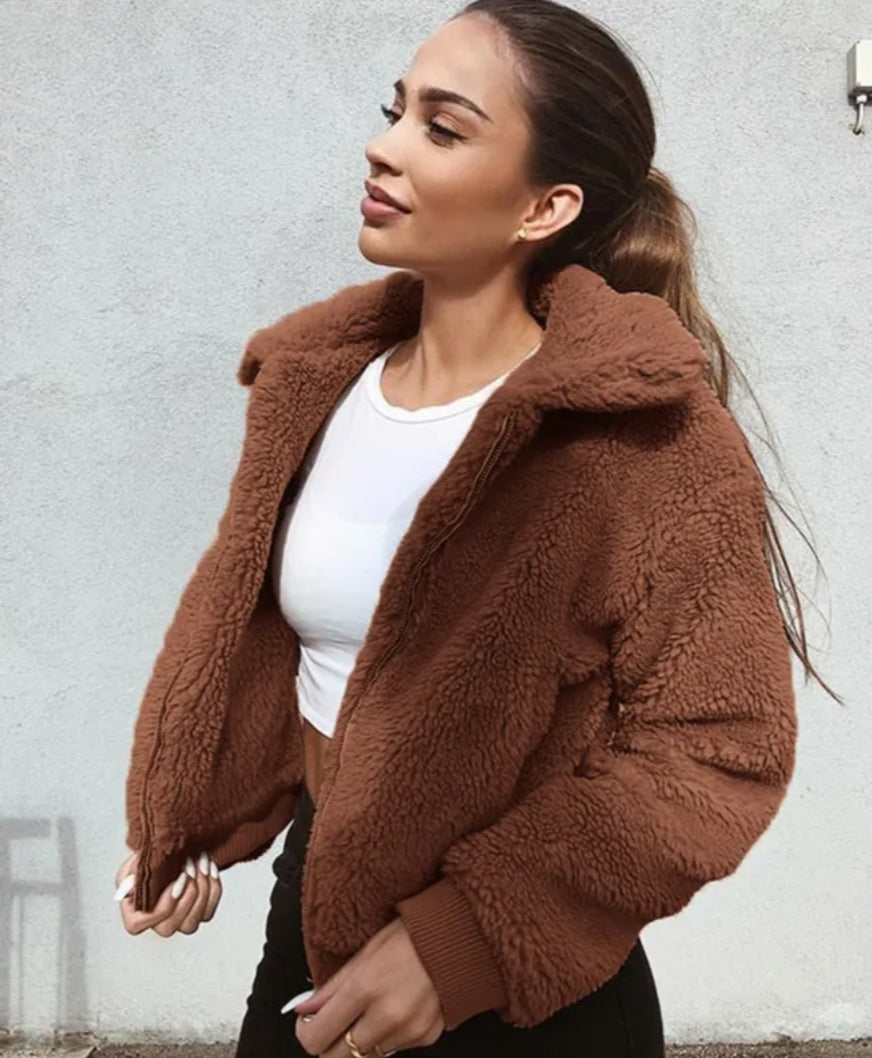 Womens Fleece Coat