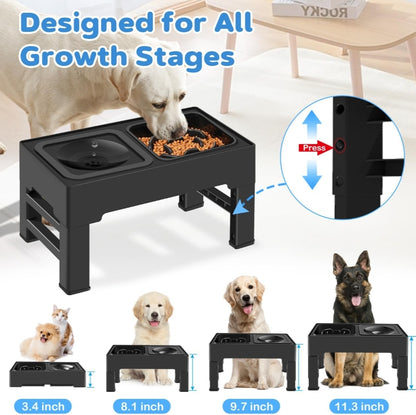 Adjustable Dog Feeding Bowls