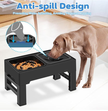 Adjustable Dog Feeding Bowls