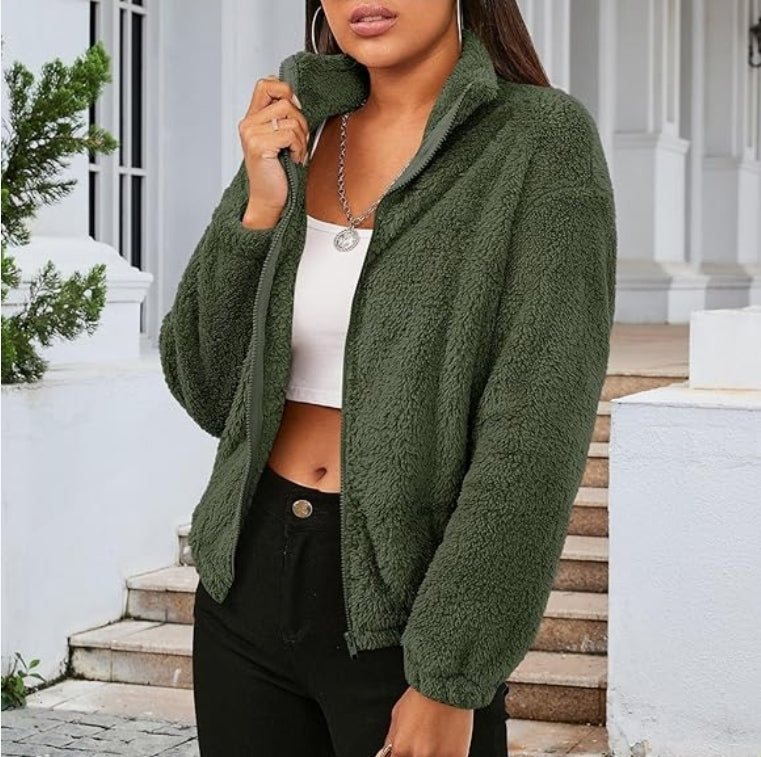 Womens Fleece Coat