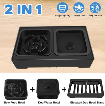 Adjustable Dog Feeding Bowls