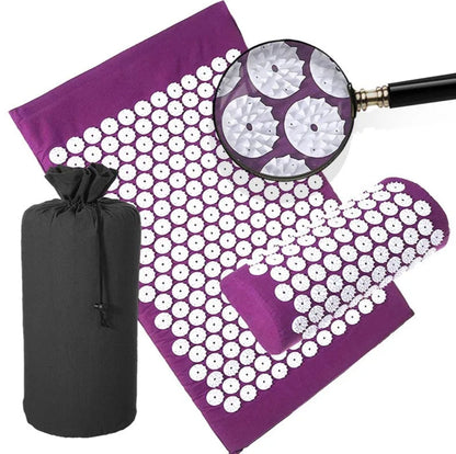 Yoga Acupressure Mat & Pillow Set