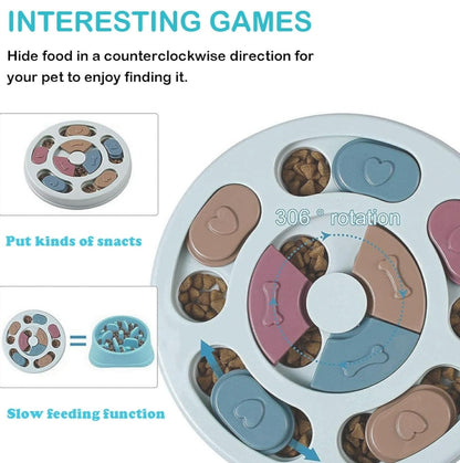 Dog Puzzle Feeding Bowl