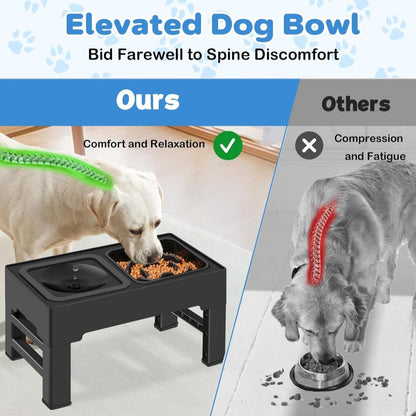 Adjustable Dog Feeding Bowls