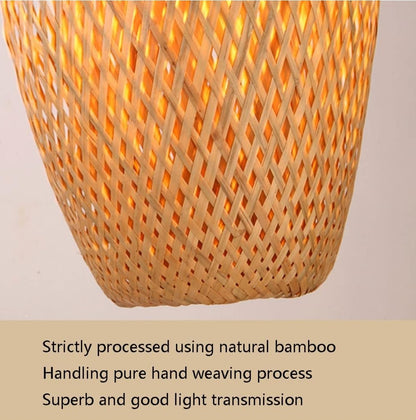 Bamboo Woven Chandelier